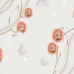 Transform Your Walls with Latest Flowers Design Customized Wallpaper (Print on Demand) - 11