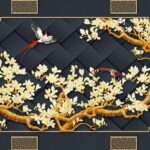 Transform Your Walls with Latest Flowers Design Customized Wallpaper (Print on Demand) - 15
