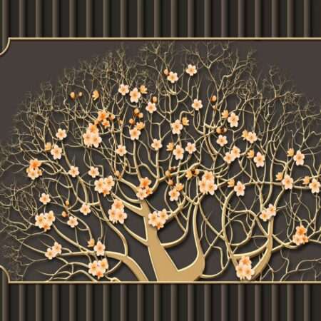 Transform Your Walls with Latest Flowers Design Customized Wallpaper (Print on Demand) - 39