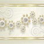 Transform Your Walls with Latest Flowers Design Customized Wallpaper (Print on Demand) - 45