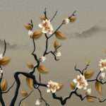 Transform Your Walls with Latest Flowers Design Customized Wallpaper (Print on Demand) - 17