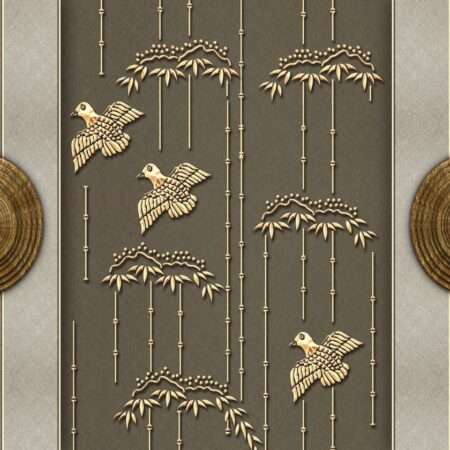 Transform Your Walls with Latest Flowers Design Customized Wallpaper (Print on Demand) -22
