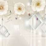 Transform Your Walls with Latest Flowers Design Customized Wallpaper (Print on Demand) - 37