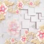 Transform Your Walls with Latest Flowers Design Customized Wallpaper (Print on Demand) - 41