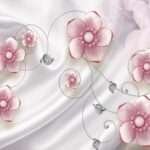 Transform Your Walls with Latest Flowers Design Customized Wallpaper (Print on Demand) - 55