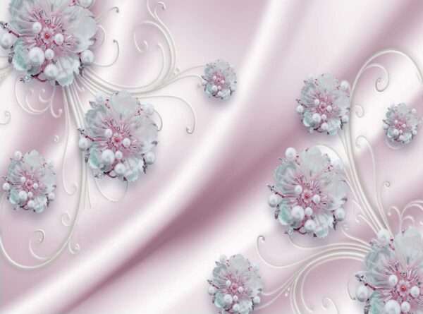 Transform Your Walls with Latest Flowers Design Customized Wallpaper (Print on Demand) - 57