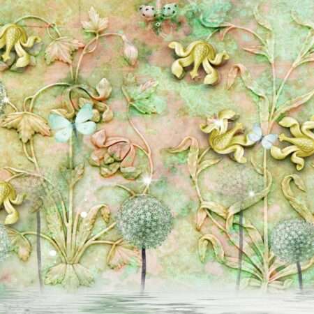 Transform Your Walls with Latest Flowers Design Customized Wallpaper (Print on Demand) - 20