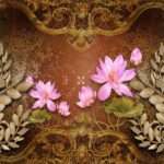 Transform Your Walls with Latest Flowers Design Customized Wallpaper (Print on Demand) - 32
