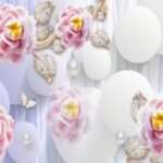 Transform Your Walls with Latest Flowers Design Customized Wallpaper (Print on Demand) - 33