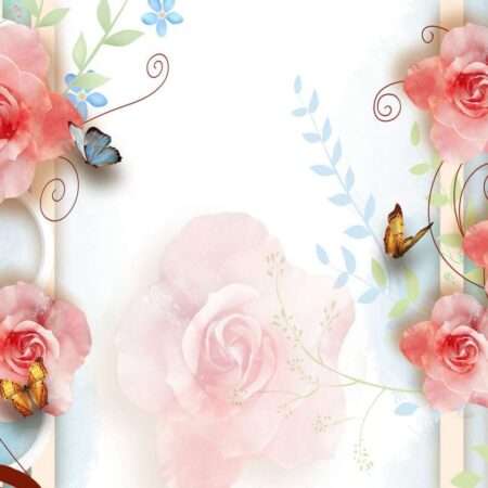 Transform Your Walls with Latest Flowers Design Customized Wallpaper (Print on Demand) - 45