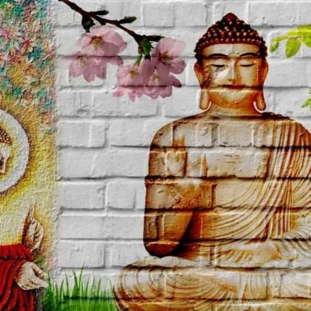 Print on Demand 3D Customized Buddha Wallpaper &ndash; 0