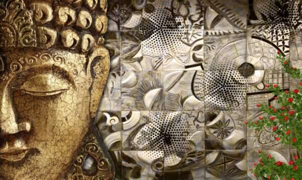 Print on Demand 3D Customized Buddha Wallpaper – 06