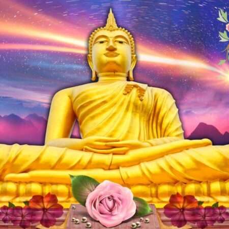 Print on Demand 3D Customized Buddha Wallpaper – 08