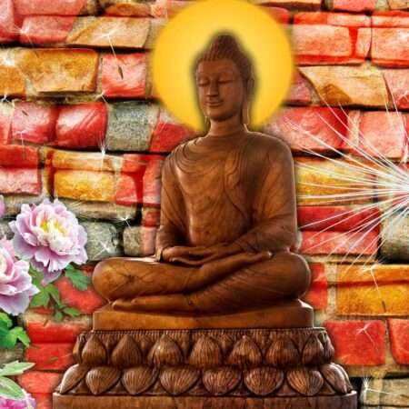 Print on Demand 3D Customized Buddha Wallpaper – 13