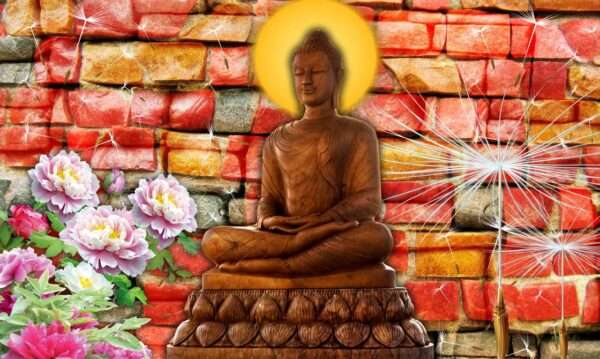 Print on Demand 3D Customized Buddha Wallpaper – 13