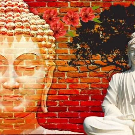 Print on Demand 3D Customized Buddha Wallpaper – 25