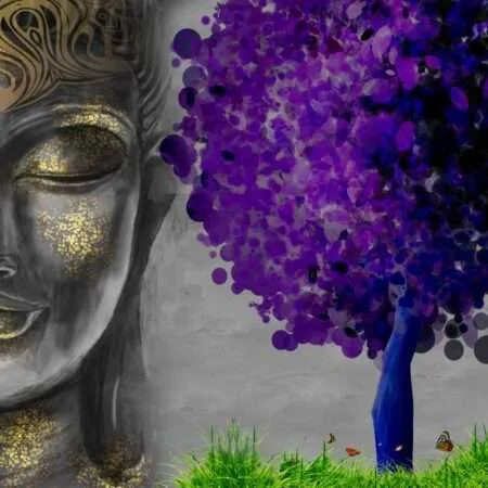 Print on Demand 3D Customized Buddha Wallpaper – 34