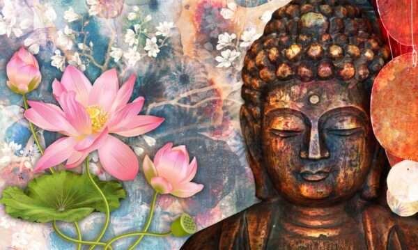 Print on Demand 3D Customized Buddha Wallpaper – 42