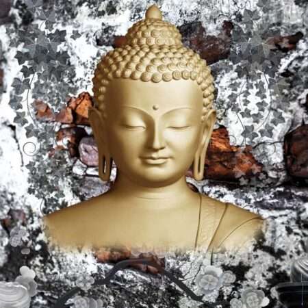 Print on Demand 3D Customized Buddha Wallpaper – 46