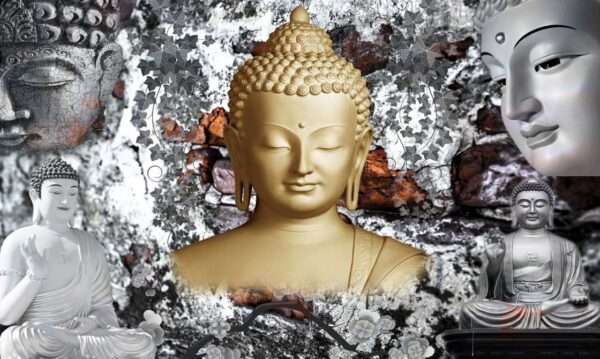 Print on Demand 3D Customized Buddha Wallpaper – 46