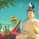 Print on Demand 3D Customized Buddha Wallpaper – 52