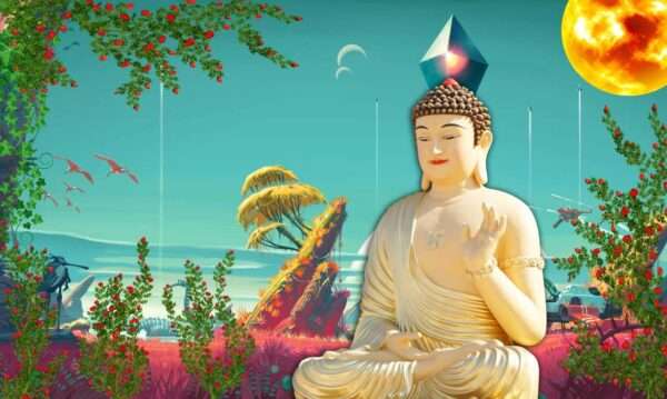 Print on Demand 3D Customized Buddha Wallpaper – 52