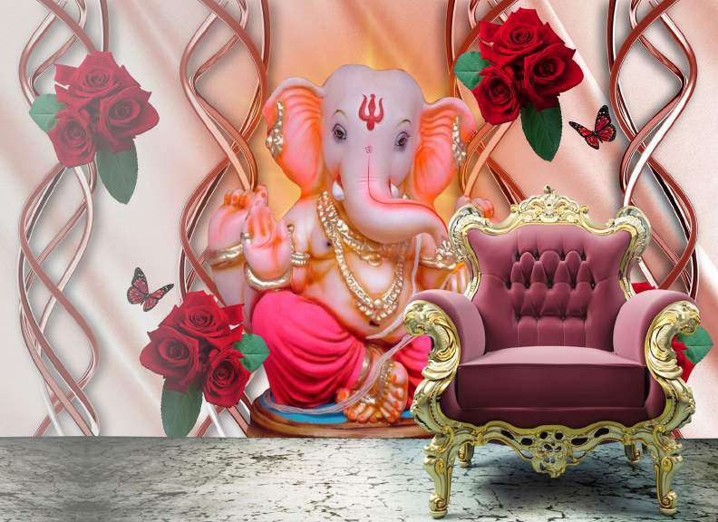 GOD Wallpaper Customized Wall Covering Design | Divine Elegance for Your Walls Design