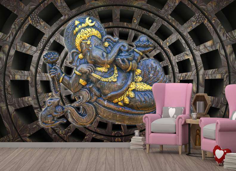 GOD Wallpaper Customized Wall Covering Design | Divine Elegance for Your Walls Design - 02