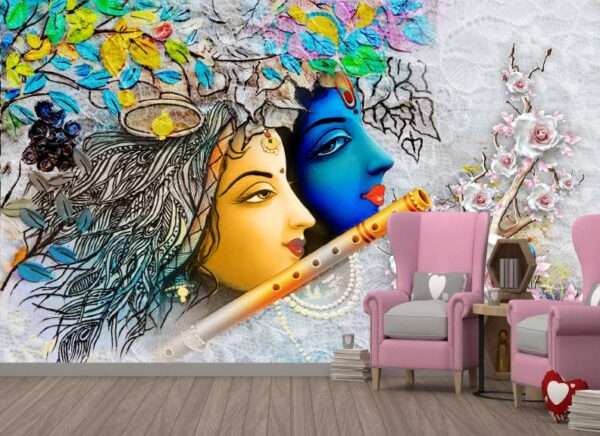 GOD Wallpaper Customized Wall Covering Design | Divine Elegance for Your Walls Design - 06