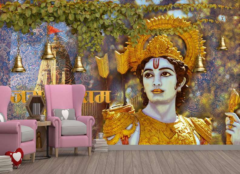 GOD Wallpaper Customized Wall Covering Design | Divine Elegance for Your Walls Design - 10