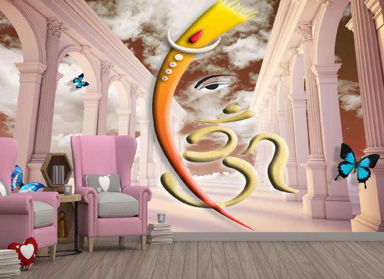 GOD Wallpaper Customized Wall Covering Design | Divine Elegance for Your Walls Design - 12