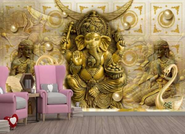 GOD Wallpaper Customized Wall Covering Design | Divine Elegance for Your Walls Design - 14