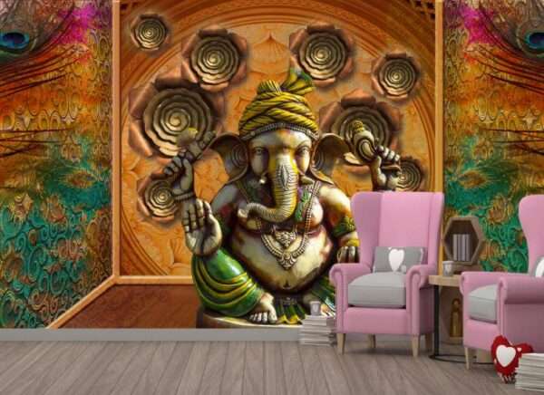 GOD Wallpaper Customized Wall Covering Design | Divine Elegance for Your Walls Design -24