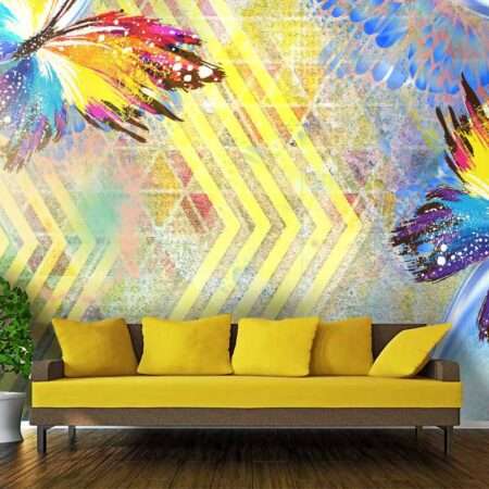 Transform Your Space with Nature Abstract 3D Customized Wallpaper - 07