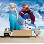 Snow princess Customized Wallpaper For Kids