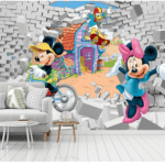 Micky Mouse Customized Wallpaper For Kids