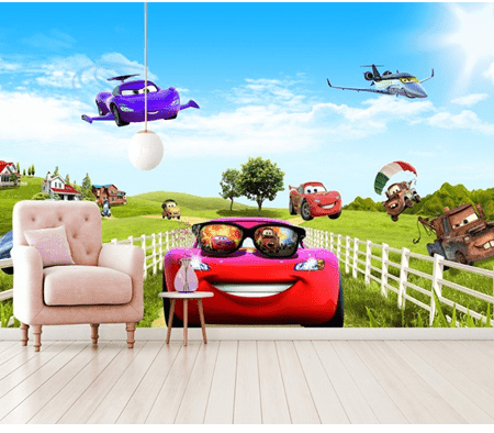 Customized Gaming Car Wallpaper For Kids