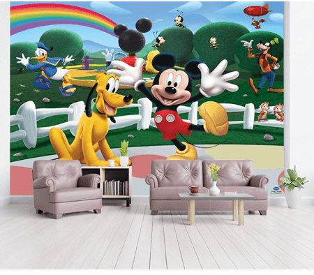 Customized Micky Mouse Wallpaper For Kids