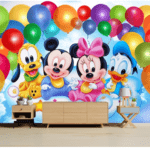 Customized Cute Micky Wallpaper For Kids