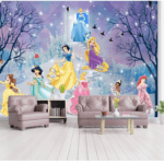 Beautiful Princess Custom Wallcovering For Girls
