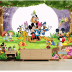 Custom Micky Wallcovering For Kids