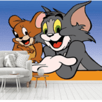 Custom Tom & Jerry Wallcovering For Kids