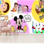 Customized Cartoon Wallcovering For Kids