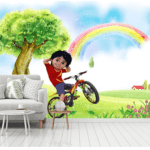 Customized Shiva Wallcovering For Boys