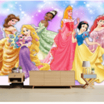 Customized Beautiful Princess Wallcovering For Girls