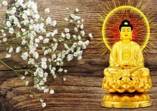 Print on Demand 3D Customized Buddha Wallpaper – 07