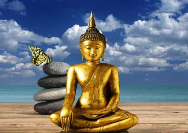 Print on Demand 3D Customized Buddha Wallpaper – 08