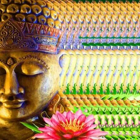 Print on Demand 3D Customized Buddha Wallpaper &ndash; 26