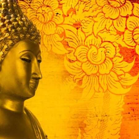 Print on Demand 3D Customized Buddha Wallpaper – 65