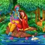 Premium Quality Lord Krishna God Wallpaper | Custom Wall Covering Design - 00